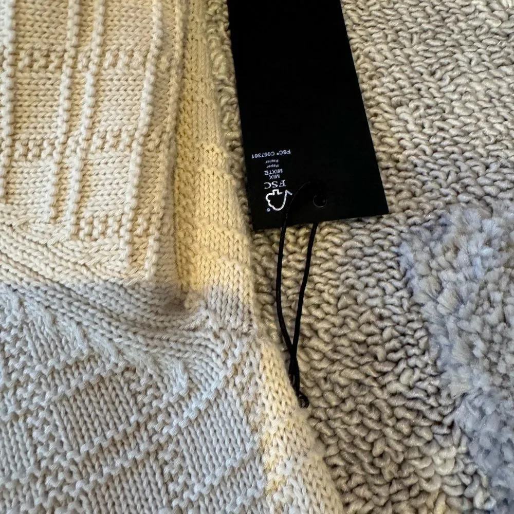 Christian Lacroix Sz XL Knit Button Down Cardigan Sweater